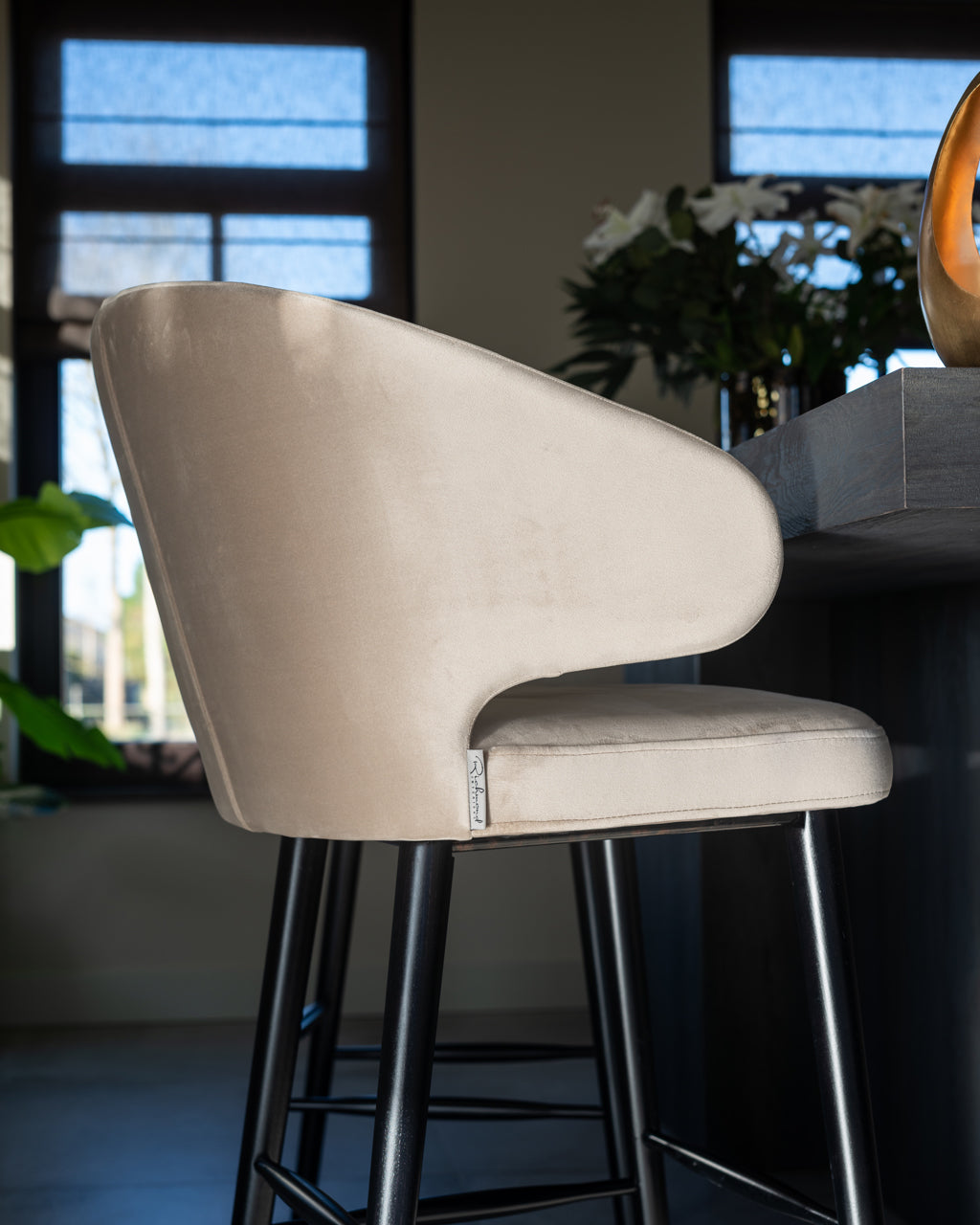 Tabouret de comptoir Indigo customized