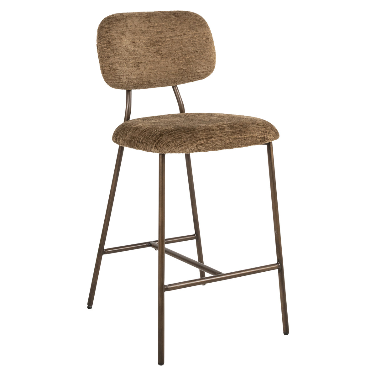 Tabouret de comptoir Xenia brandy fusion fire retardant (Set of 2)