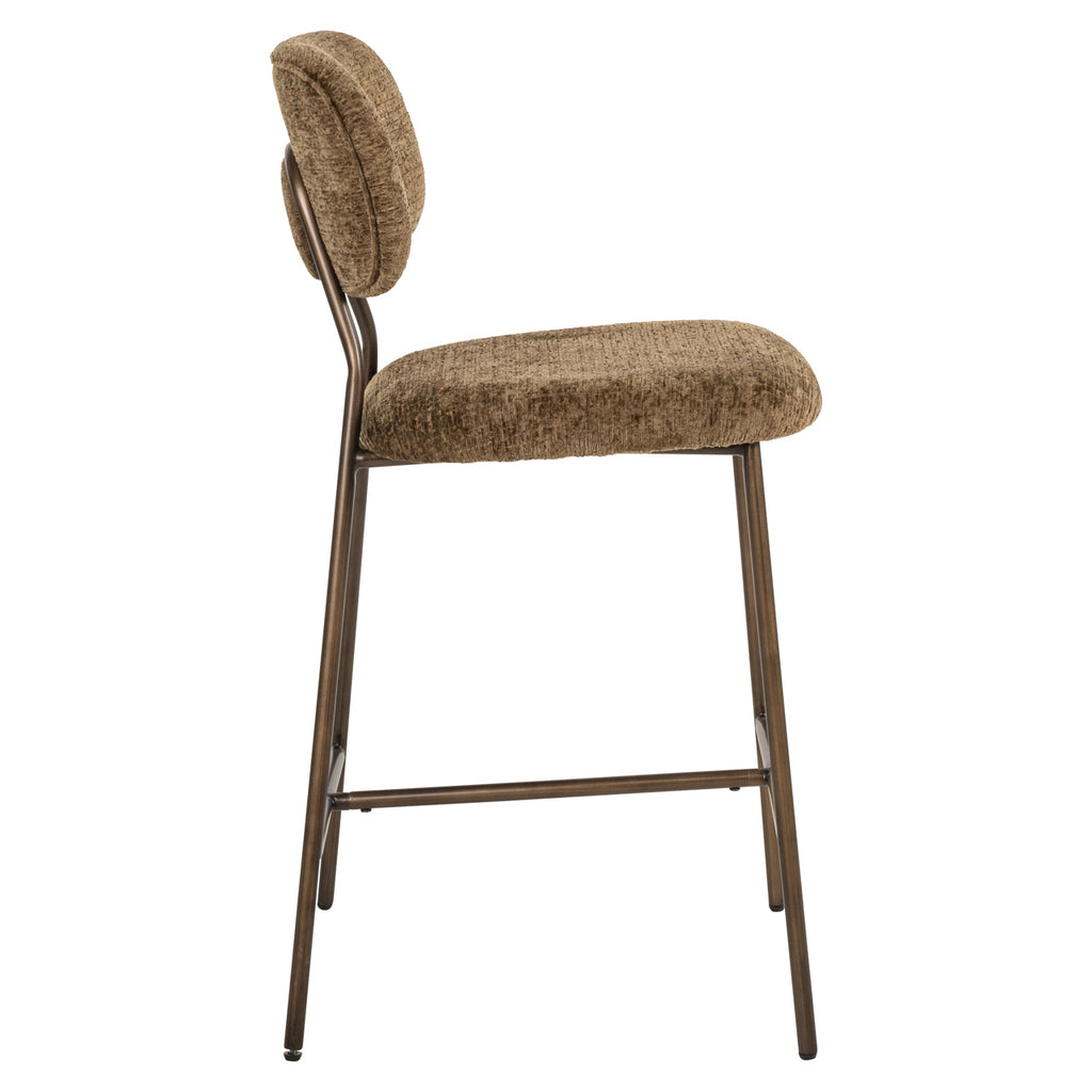 Tabouret de comptoir Xenia brandy fusion fire retardant (Set of 2)