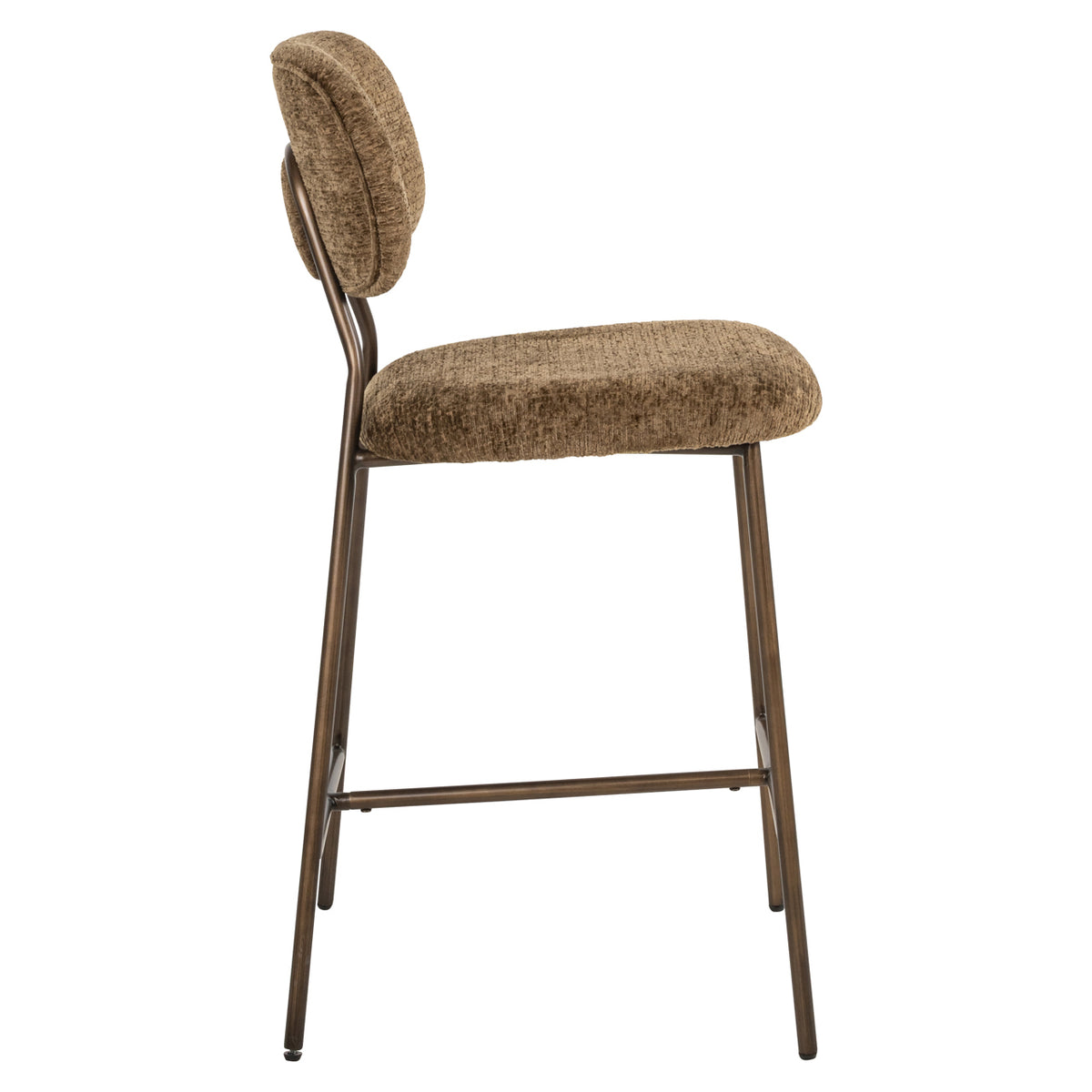 Tabouret de comptoir Xenia brandy fusion fire retardant (Set of 2)