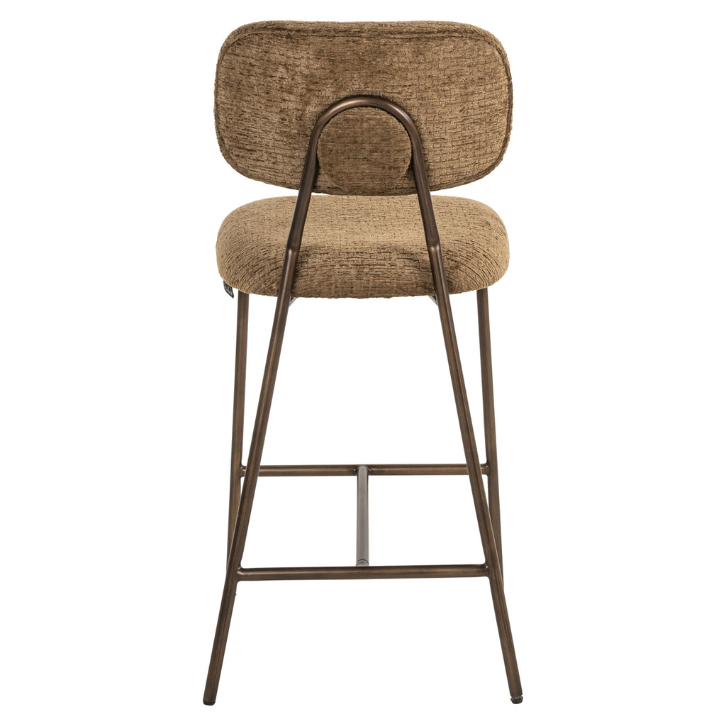 Tabouret de comptoir Xenia brandy fusion fire retardant (Set of 2)