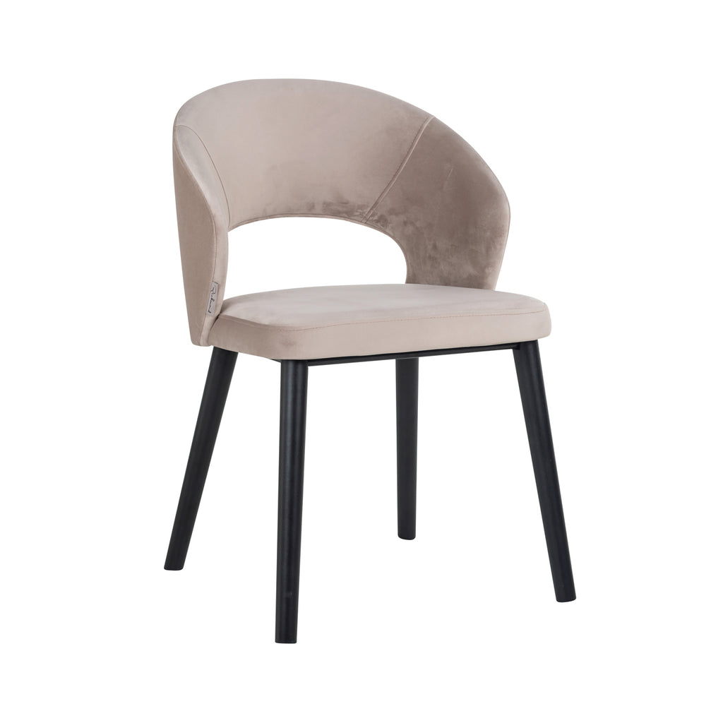 Chaise de salle à manger Savoy khaki velvet