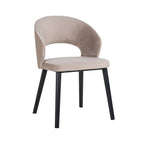 Chaise de salle à manger Savoy khaki velvet