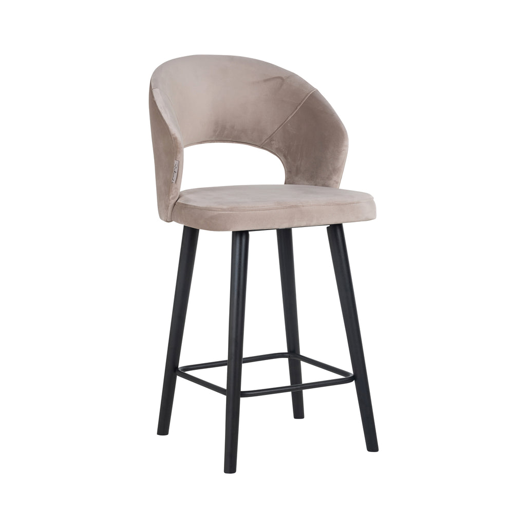 Tabouret de comptoir Savoy khaki velvet