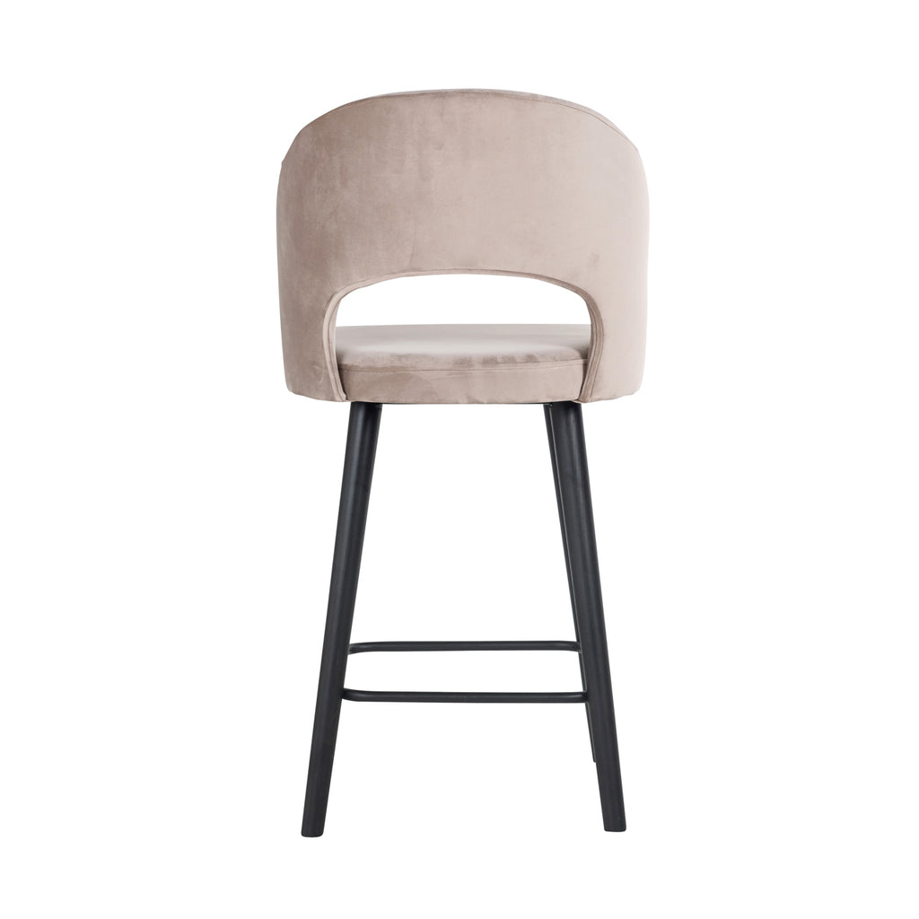 Tabouret de comptoir Savoy khaki velvet