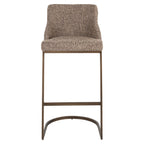 Tabouret de bar Bolton brown tweed (Set of 2)