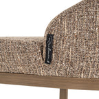 Tabouret de bar Bolton brown tweed (Set of 2)