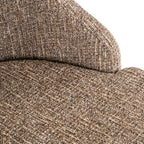 Tabouret de bar Bolton brown tweed (Set of 2)
