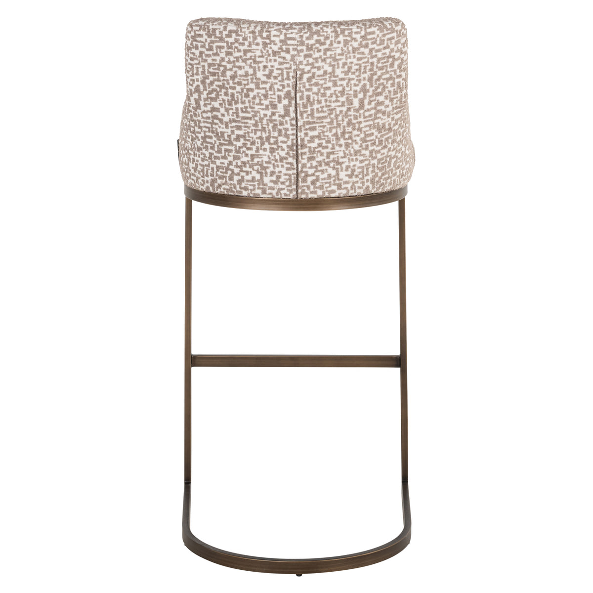 Tabouret de bar Bolton natural geo (Set of 2)