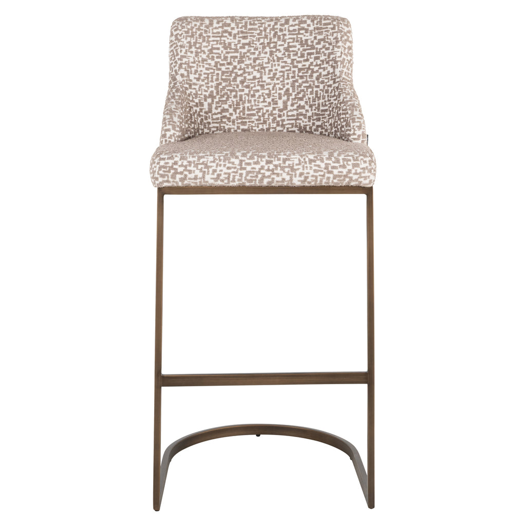 Tabouret de bar Bolton natural geo (Set of 2)