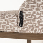 Tabouret de bar Bolton natural geo (Set of 2)