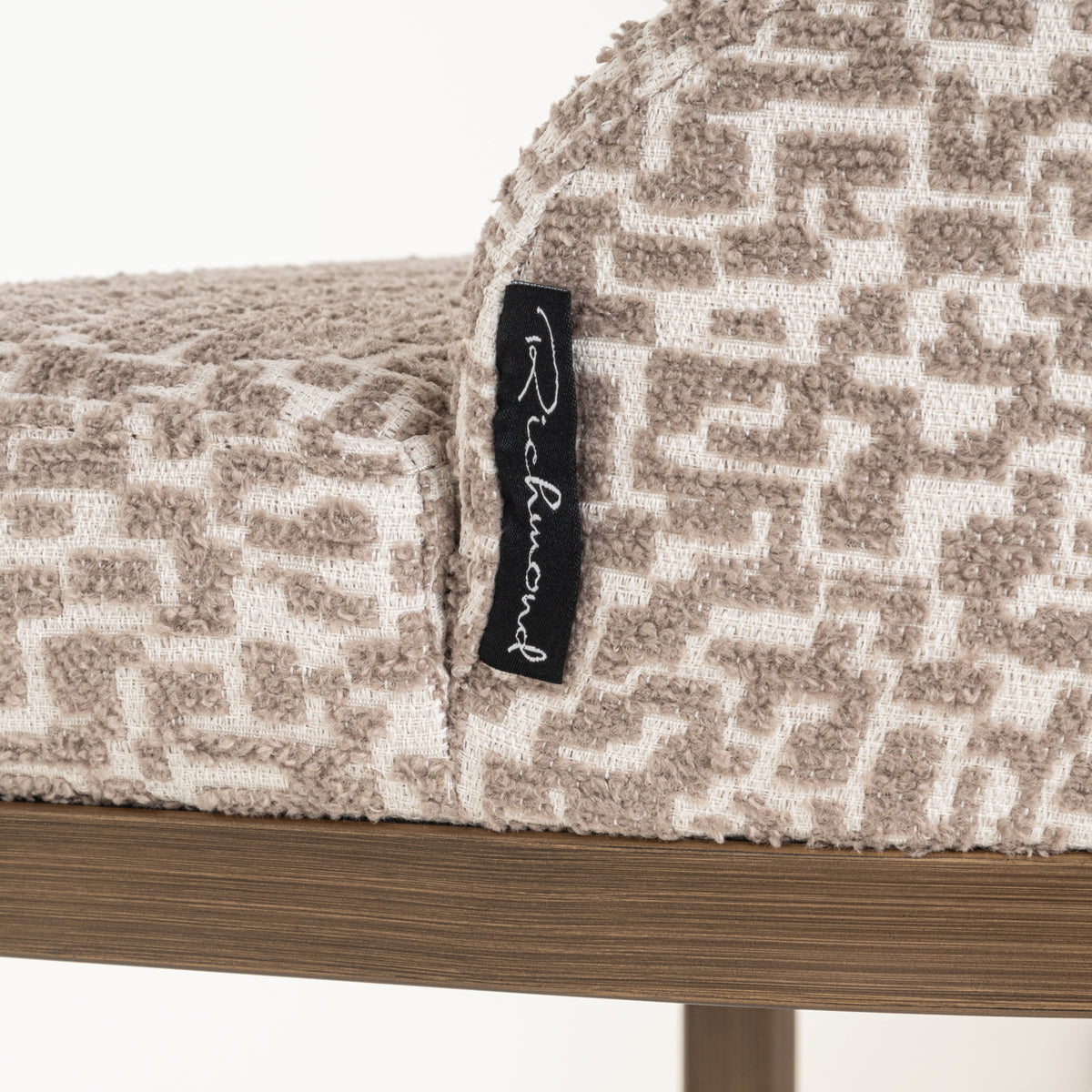 Tabouret de bar Bolton natural geo (Set of 2)