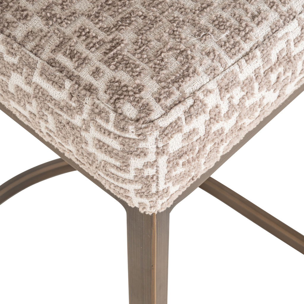 Tabouret de bar Bolton natural geo (Set of 2)