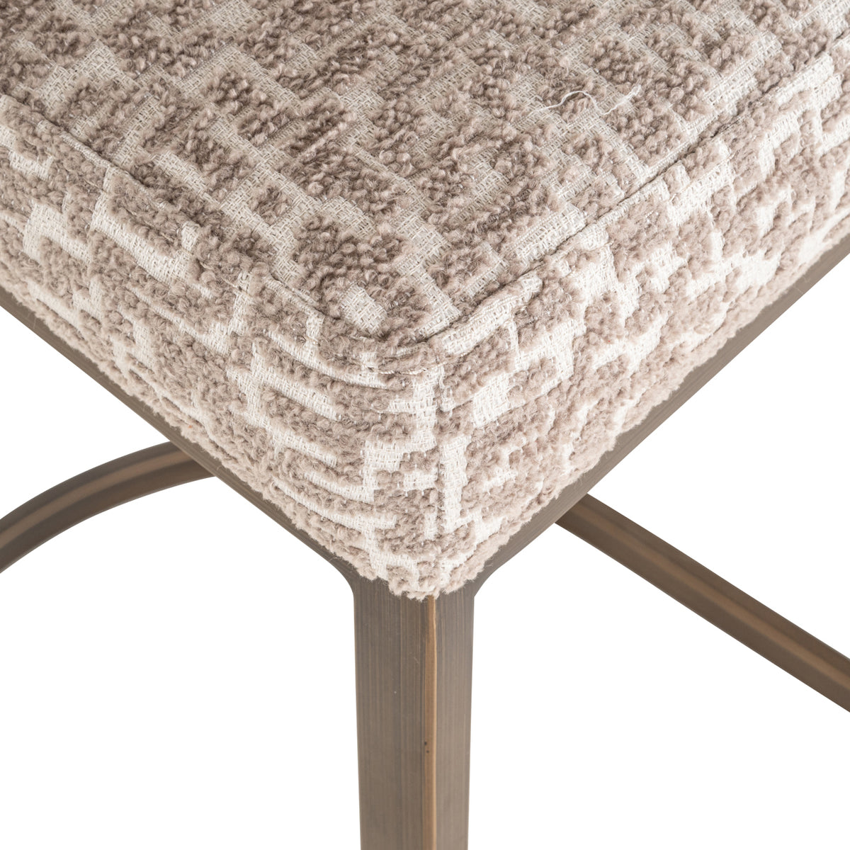Tabouret de bar Bolton natural geo (Set of 2)