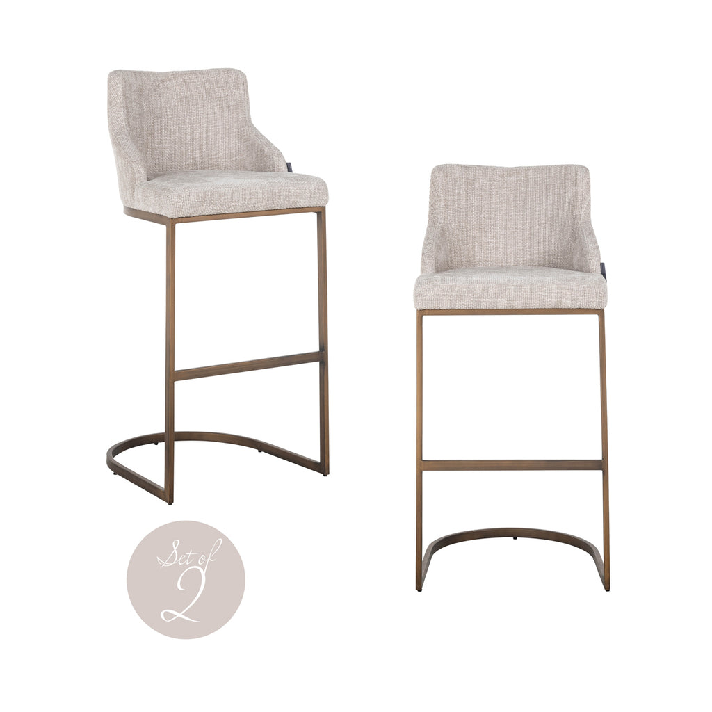 Tabouret de bar Bolton natural renegade (Set of 2)