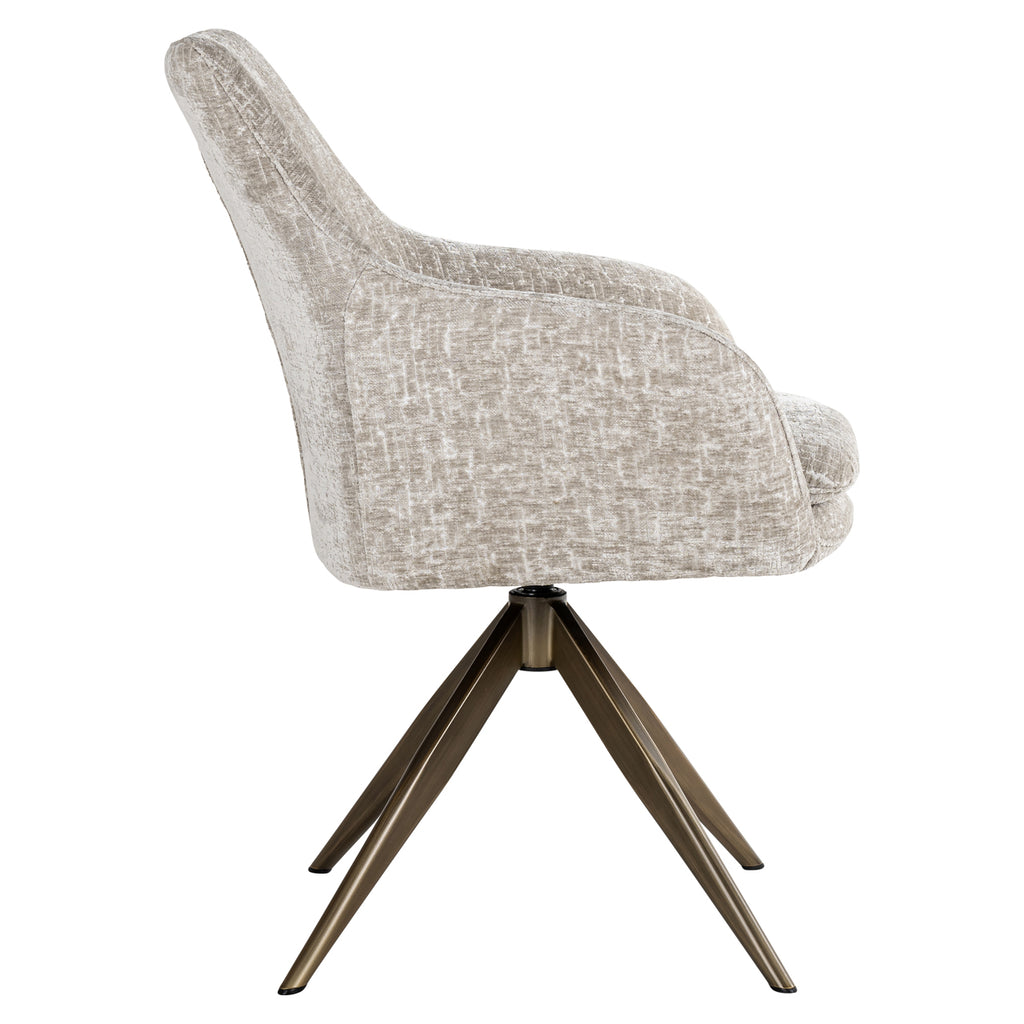 Chaise de salle à manger Lisonne pearl island swivel