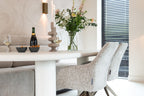 Chaise de salle à manger Lisonne pearl island swivel