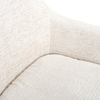 Chaise de salle à manger Lisonne cream fusion swivel