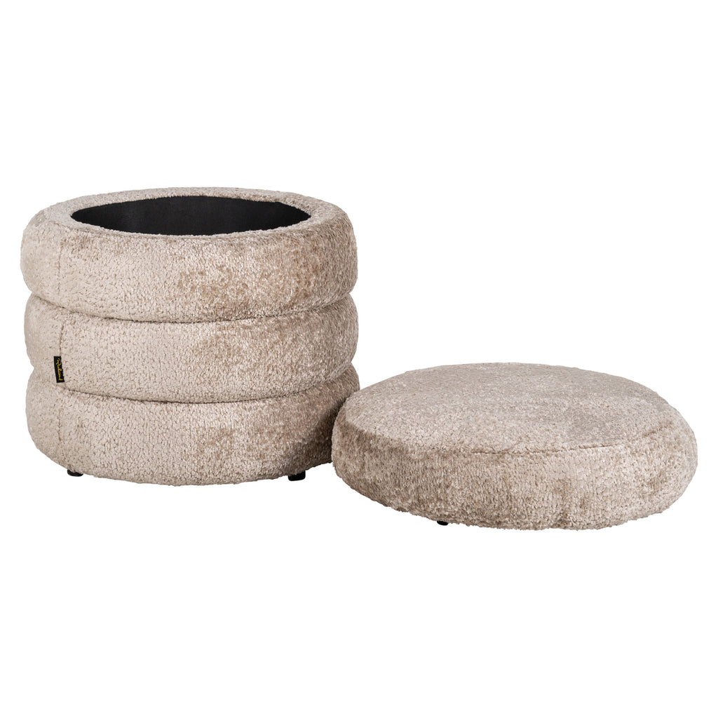 Pouf & repose-pieds Adele sheep natural