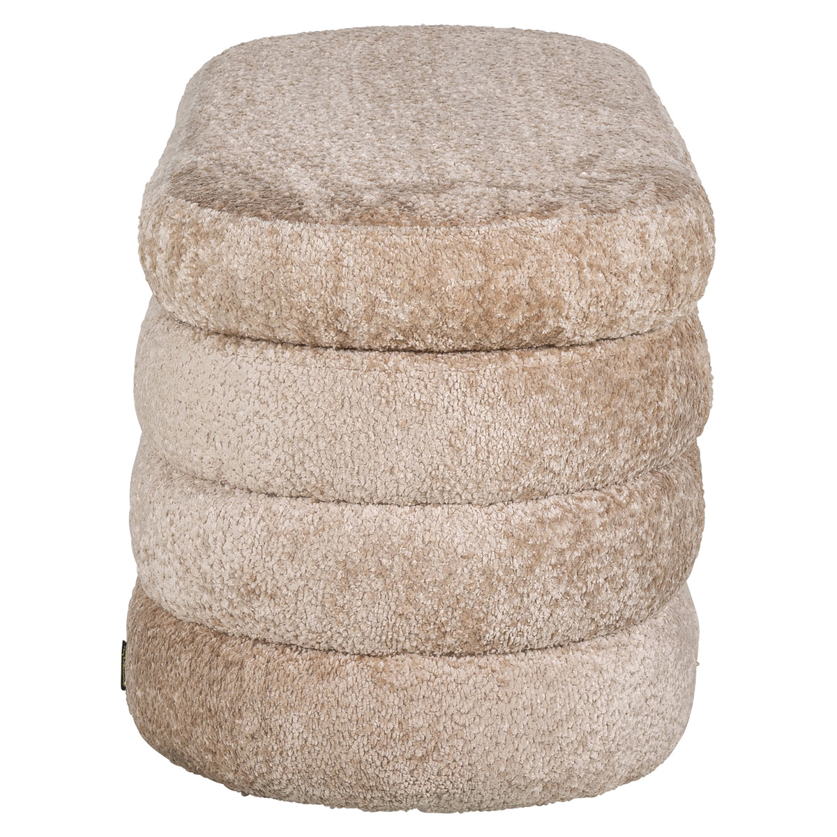 Pouf & repose-pieds Camille sheep natural