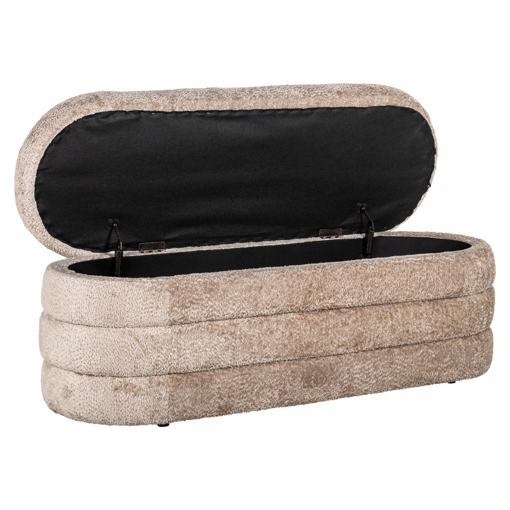 Pouf & repose-pieds Camille sheep natural