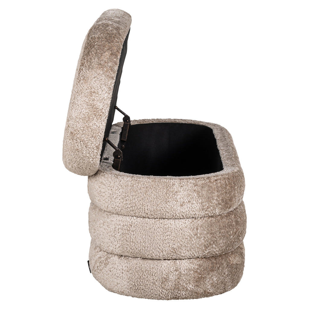 Pouf & repose-pieds Camille sheep natural