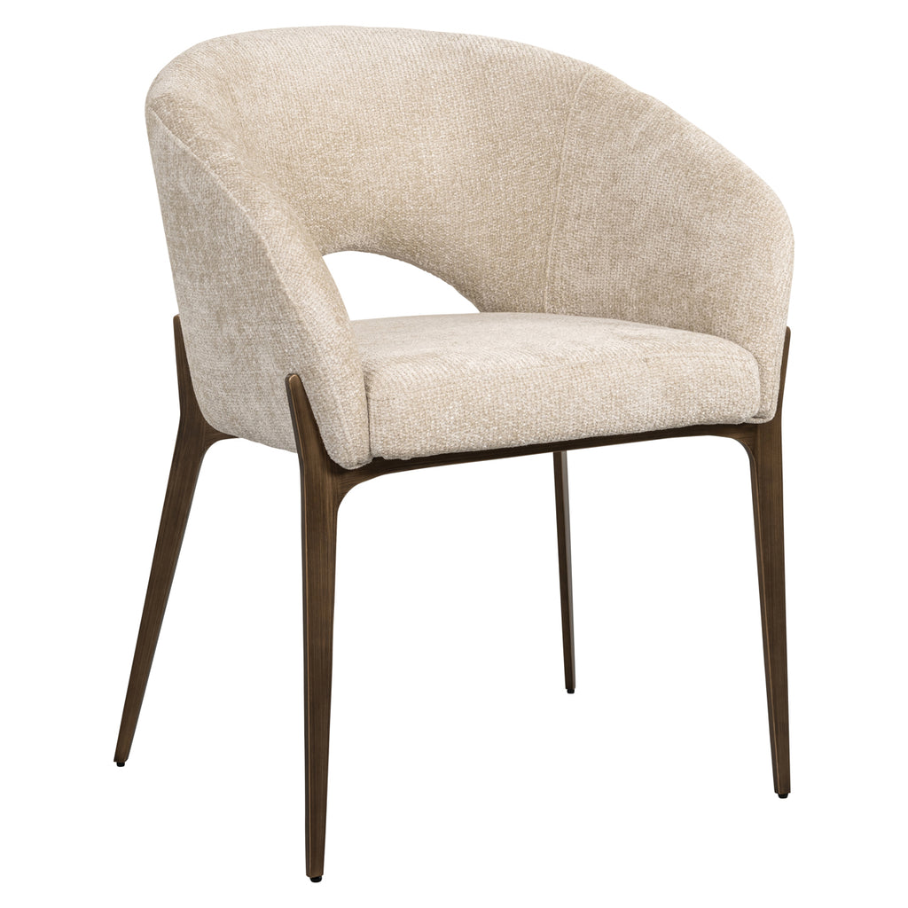 Chaise de salle à manger Kenzi cream unicorn