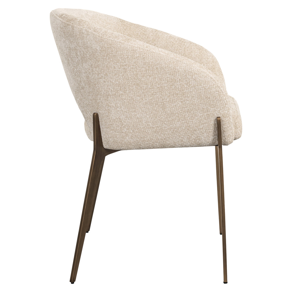Chaise de salle à manger Kenzi cream unicorn