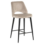 Tabouret de comptoir Tabitha trendy nature fire retardant