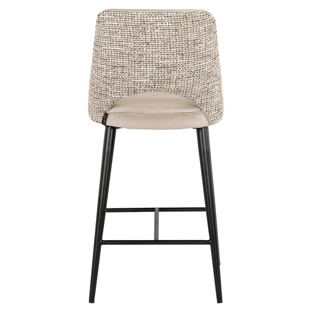 Tabouret de comptoir Tabitha trendy nature fire retardant