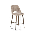 Tabouret de comptoir Delphine lovely nature fire retardant