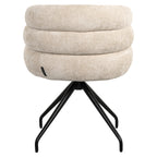 Chaise de salle à manger Kayla cream unicorn swivel