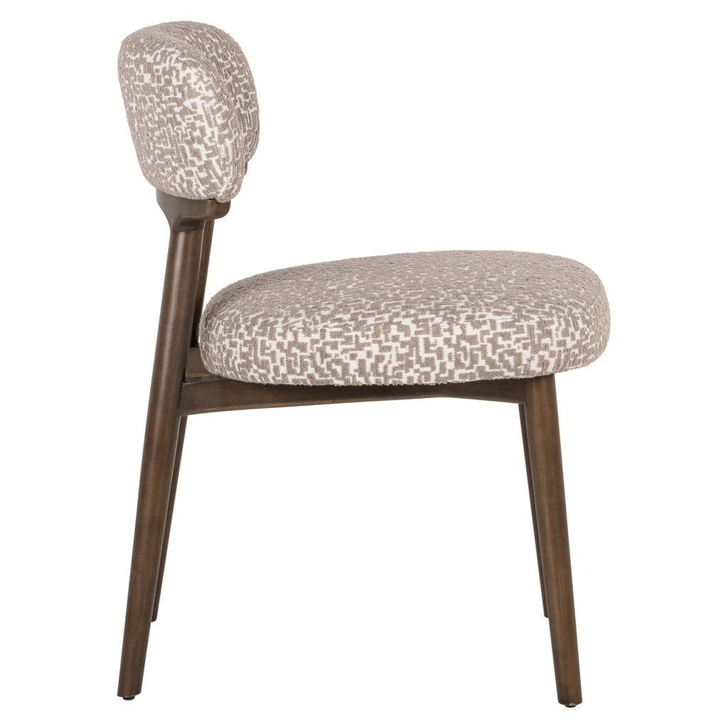 Chaise de salle à manger Basker natural geo (Set of 2)
