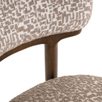 Chaise de salle à manger Basker natural geo (Set of 2)