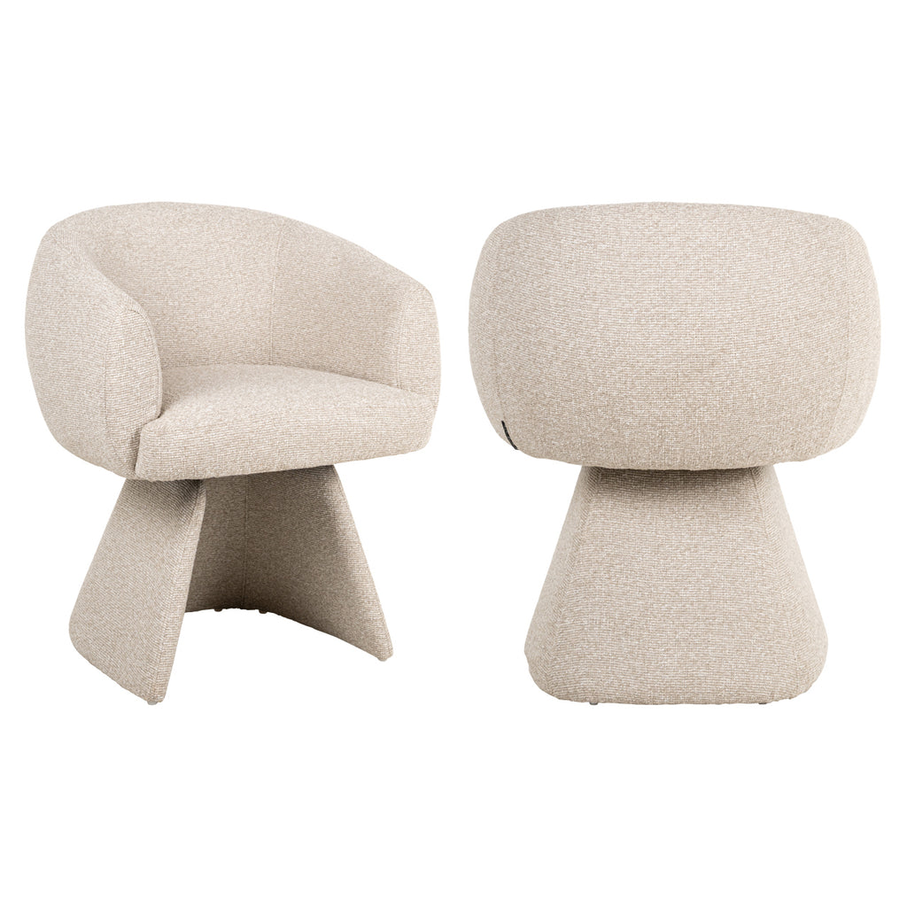 Chaise de salle à manger Quiriro biscotti swivel