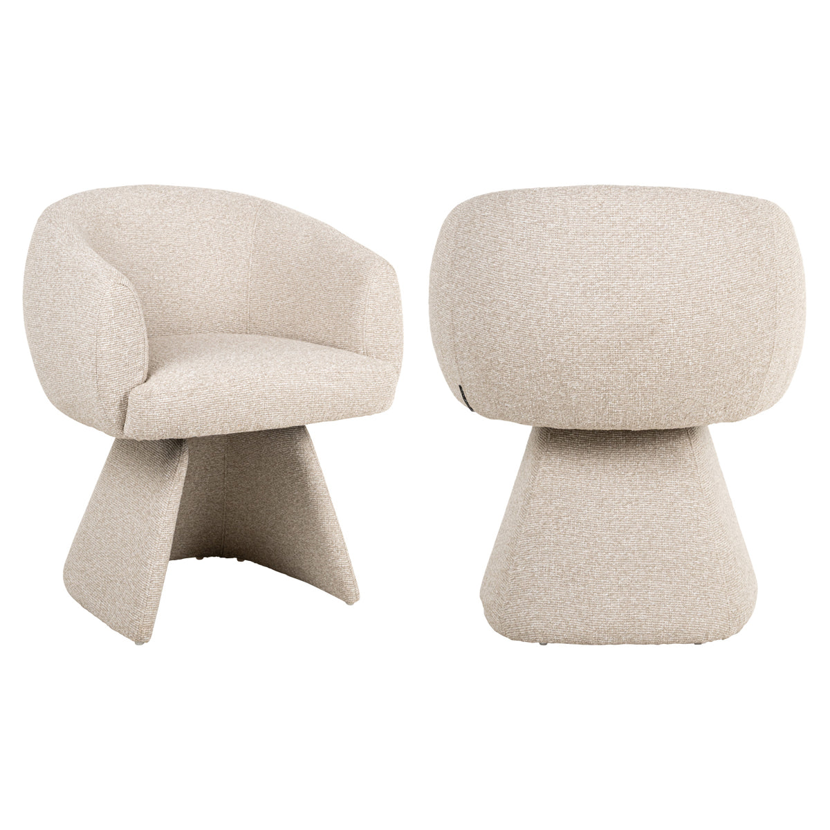 Chaise de salle à manger Quiriro biscotti swivel