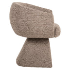 Chaise de salle à manger Quiriro mocca linear swivel
