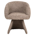 Chaise de salle à manger Quiriro mocca linear swivel