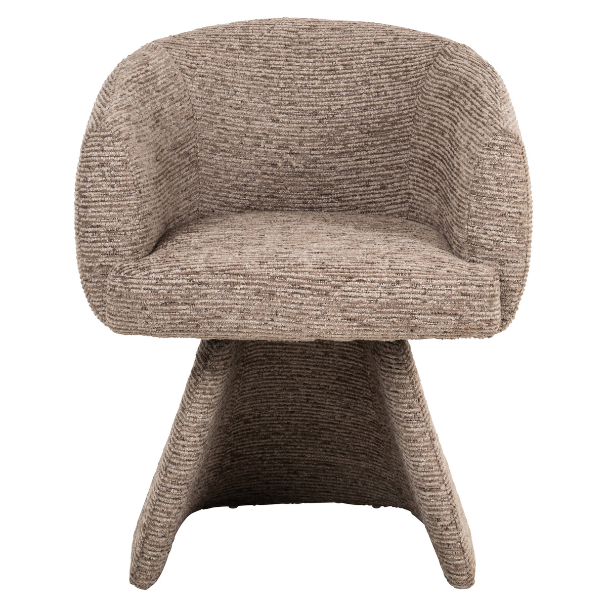Chaise de salle à manger Quiriro mocca linear swivel