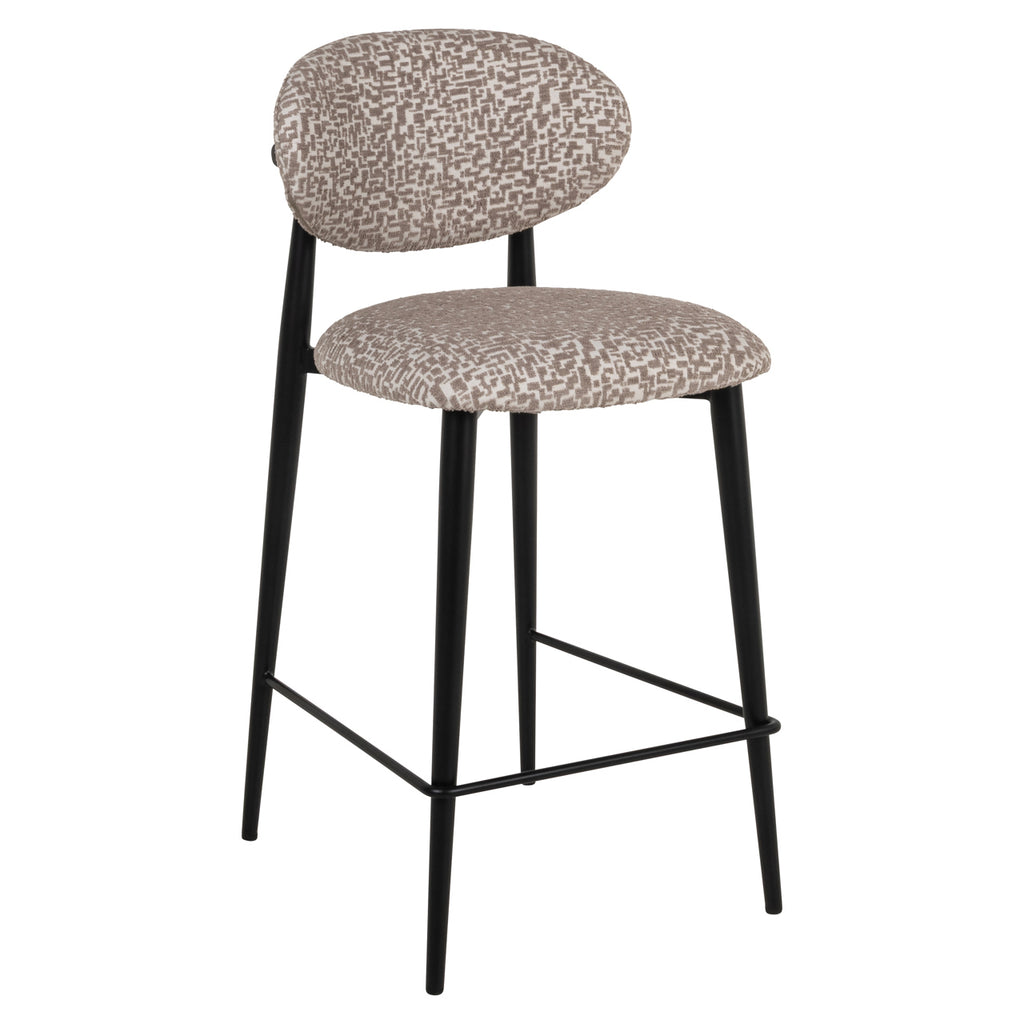 Tabouret de comptoir Dantes natural geo fire retardant