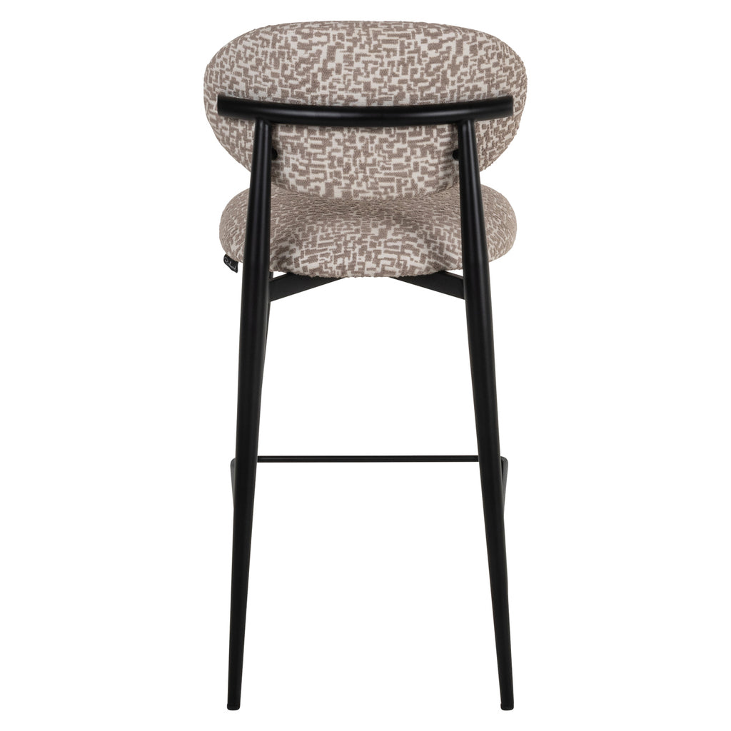 Tabouret de comptoir Dantes natural geo fire retardant