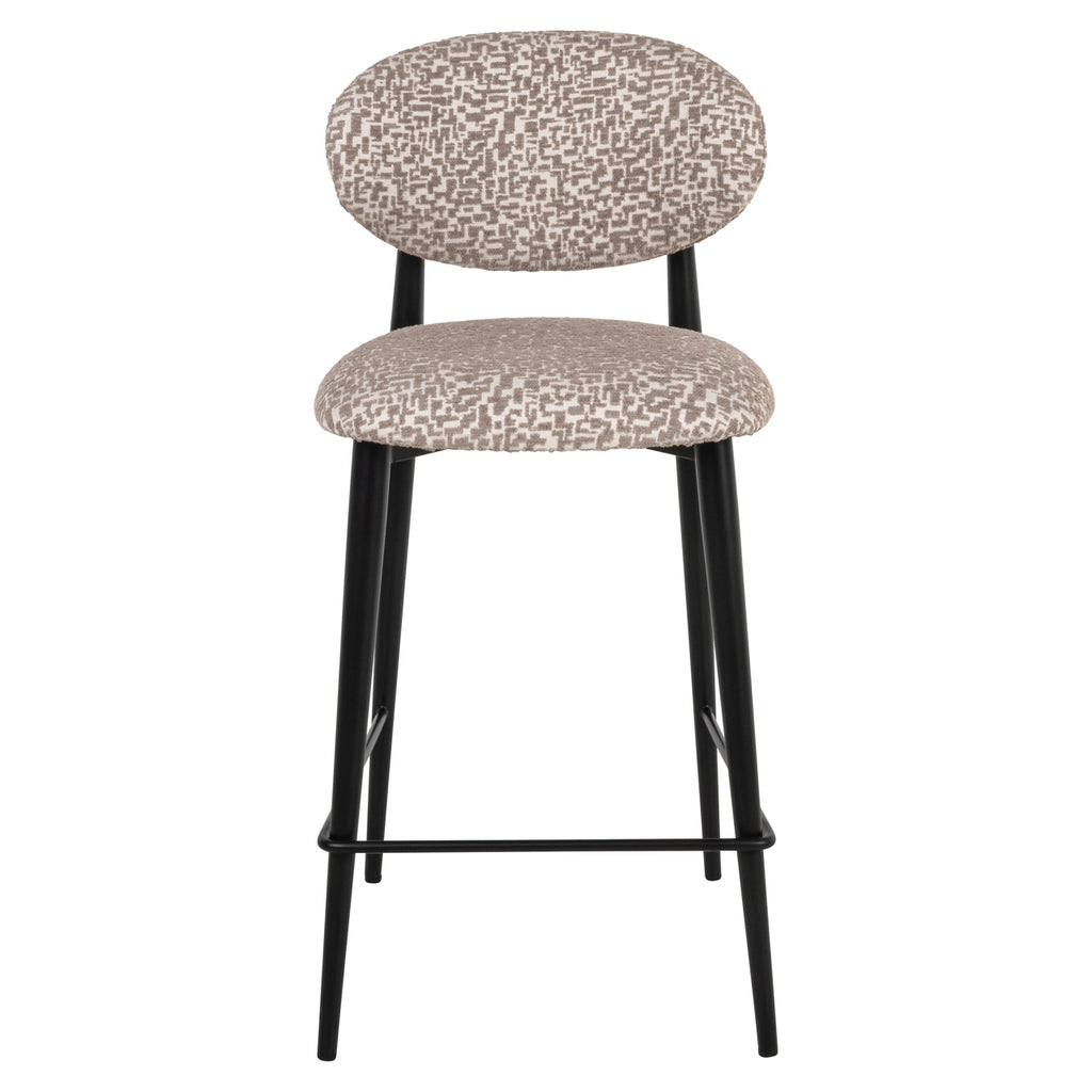 Tabouret de comptoir Dantes natural geo fire retardant