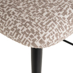 Tabouret de comptoir Dantes natural geo fire retardant