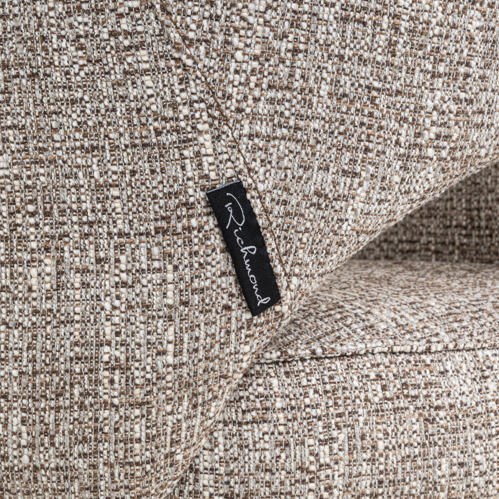 Chaise de salle à manger Ginerva earth tweed swivel