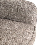 Chaise de salle à manger Ginerva earth tweed swivel