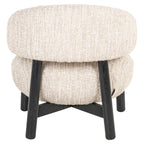 Fauteuil lounge Ornella beige angora