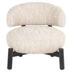 Fauteuil lounge Ornella beige angora