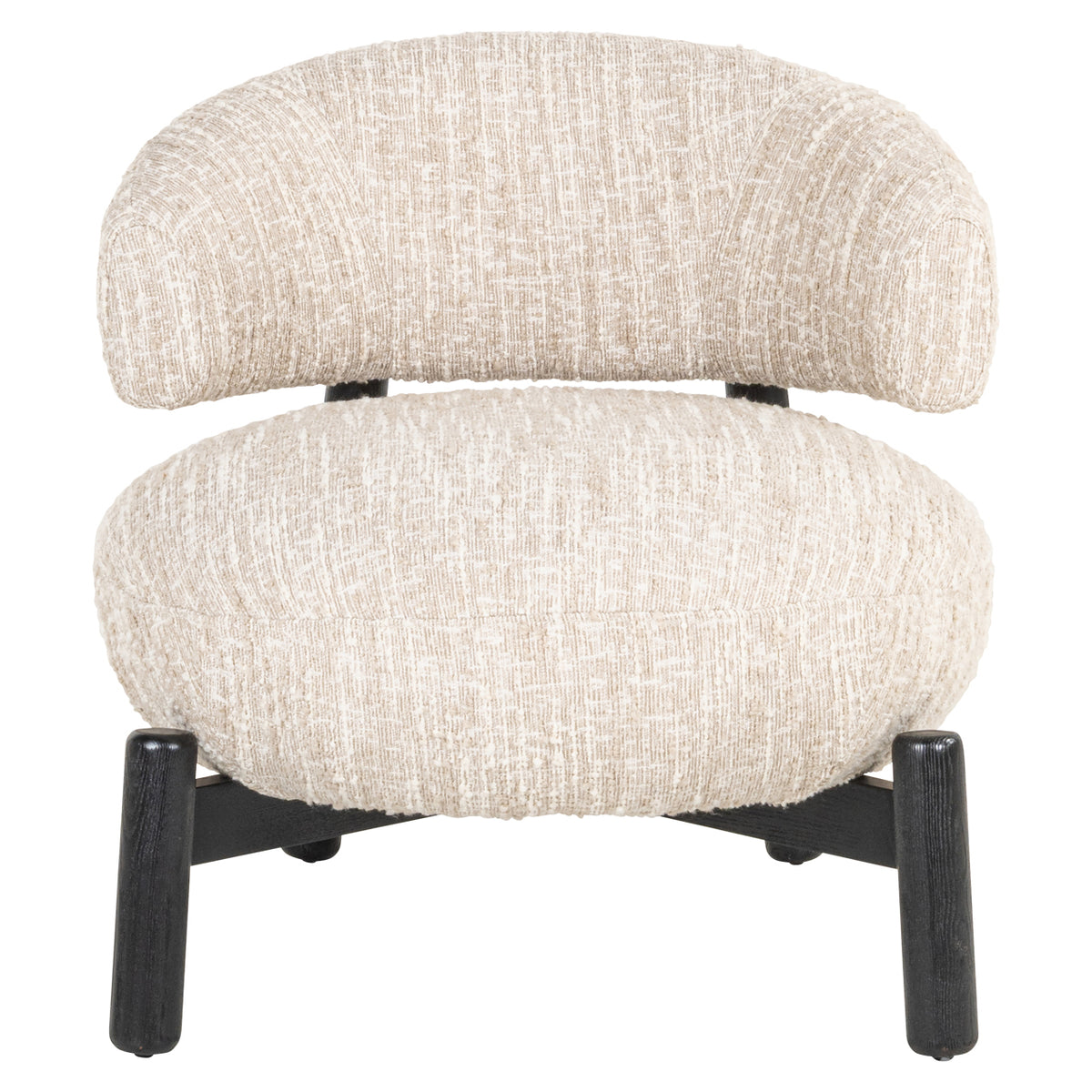 Fauteuil lounge Ornella beige angora