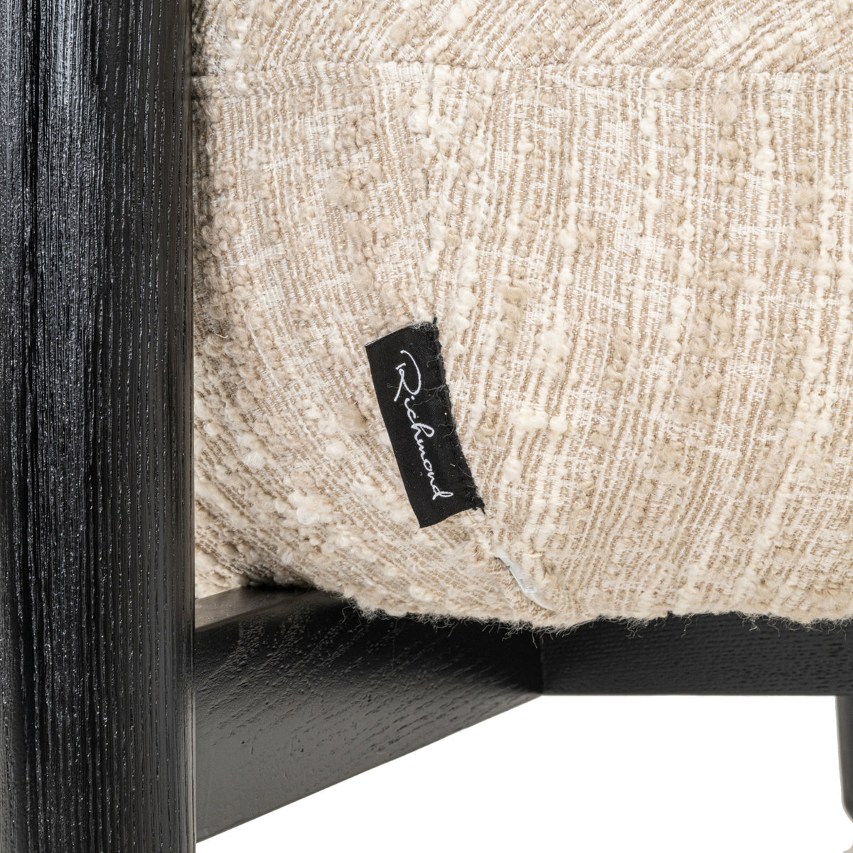 Fauteuil lounge Ornella beige angora