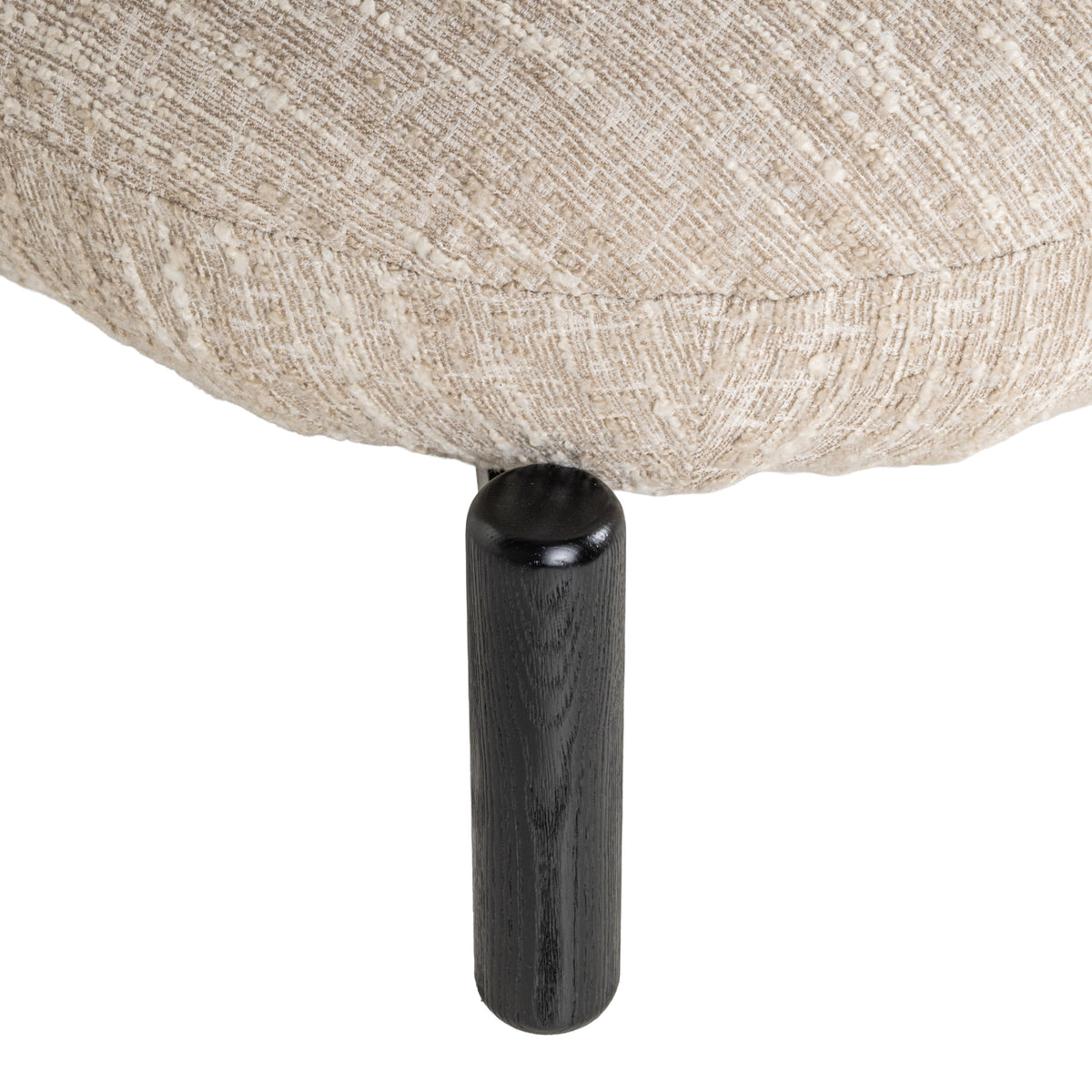 Fauteuil lounge Ornella beige angora